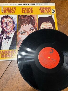 Patsy Cline Ferlin Husky Jimmy Dean Greatest Country & Western Stars Vinyl LP